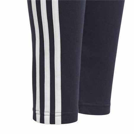 Leggings Sportivi per Bambini Adidas Essentials 3 Stripes Blu Marino
