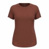 Maglia a Maniche Corte Donna Odlo Essential 365 Marrone