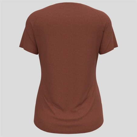 Maglia a Maniche Corte Donna Odlo Essential 365 Marrone