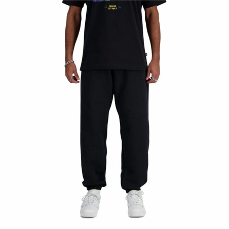 Pantalone di Tuta per Adulti New Balance Sport Essentials Fleece Nero Uomo