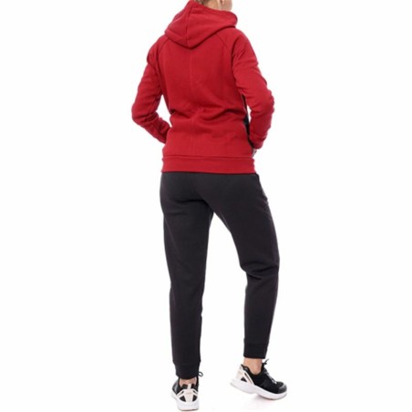 Tuta da Donna Puma Classic Hooded Tracksuit Fl Rosso 2 Pezzi