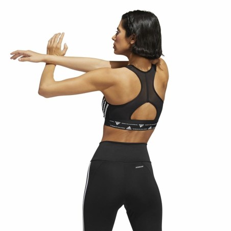 Reggiseno Sportivo Adidas Pwr Ms 3S Nero