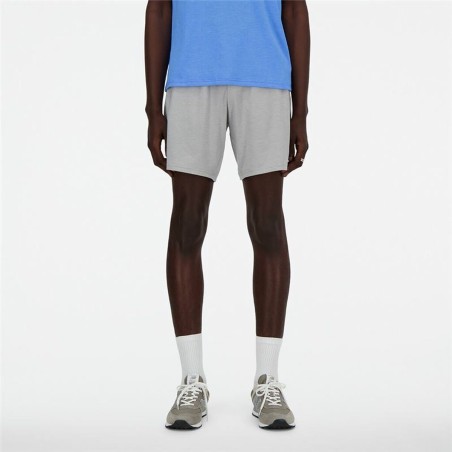 Pantalone per Adulti New Balance Sport Essentials Heathertech Grigio Uomo