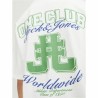 Maglia a Maniche Corte per Bambini Jack & Jones Jorcole Back Print Bianco Verde