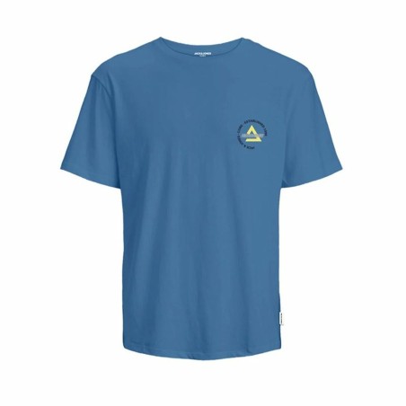 Maglia a Maniche Corte per Bambini Jack & Jones Jcofast Print Tee Ss  Azzurro