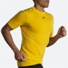 Maglia a Maniche Corte Uomo Brooks High Point Giallo