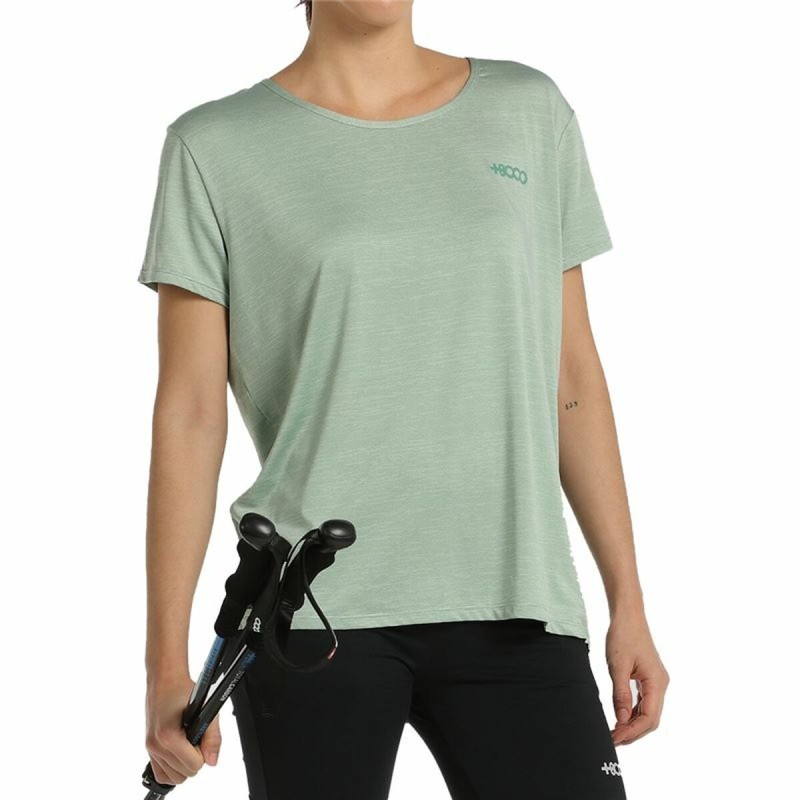 Maglia a Maniche Corte Donna +8000 Acacia Azzurro Maglia a Maniche Corte Donna +8000 Acacia Azzurro