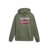 Felpa con Cappuccio Bambino Napapijri B-Kreis H Verde scuro