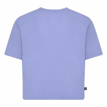 Maglia a Maniche Corte per Bambini Converse Chuck Patch Boxy Violetta