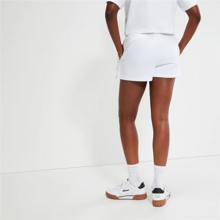 Pantaloncini Sportivi da Donna Ellesse Kyrana Loopback Bianco