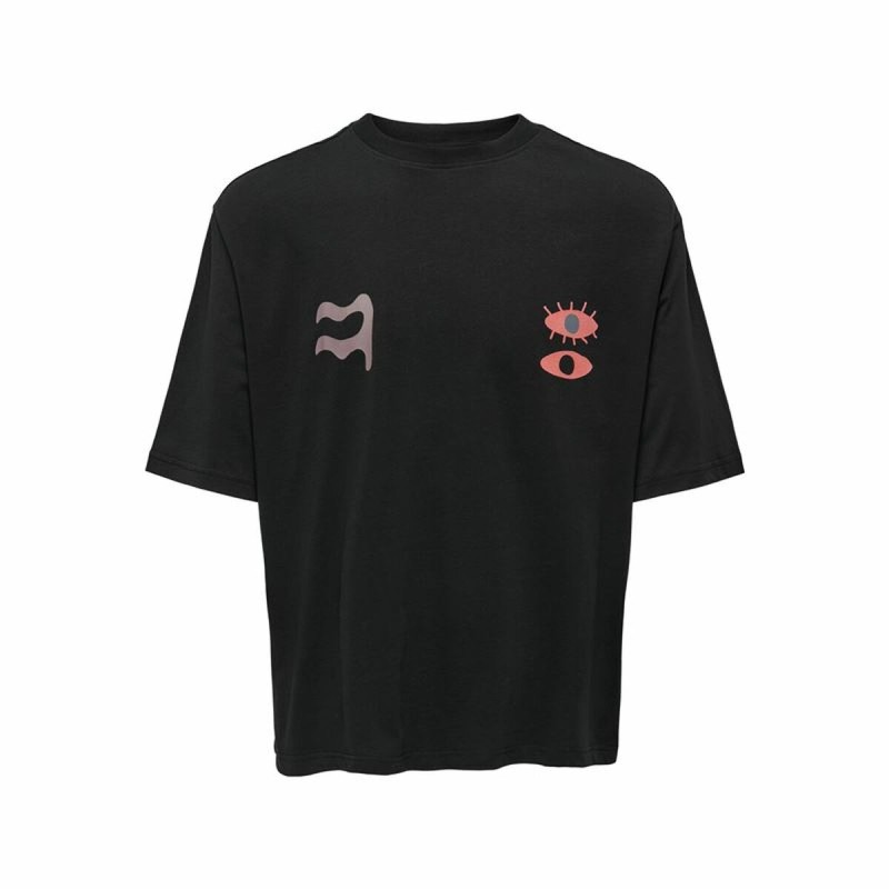 Maglia a Maniche Corte Uomo Only & Sons Onslenny Ovz Element Nero Maglia a Maniche Corte Uomo Only & Sons Onslenny Ovz Element Nero