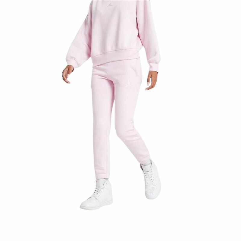 Pantalone Sportivo per Bambini Jordan Icon Play Fleece Rosa Pantalone Sportivo per Bambini Jordan Icon Play Fleece Rosa