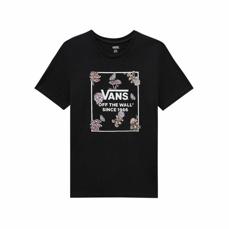 Maglia a Maniche Corte Donna Vans Fungi Floral Bff Maglia a Maniche Corte Donna Vans Fungi Floral Bff