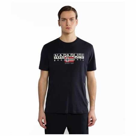 Maglia a Maniche Corte Uomo Napapijri Nero