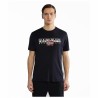 Maglia a Maniche Corte Uomo Napapijri Nero