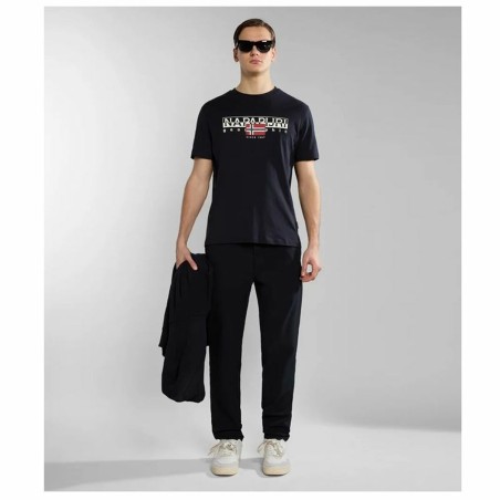 Maglia a Maniche Corte Uomo Napapijri Nero