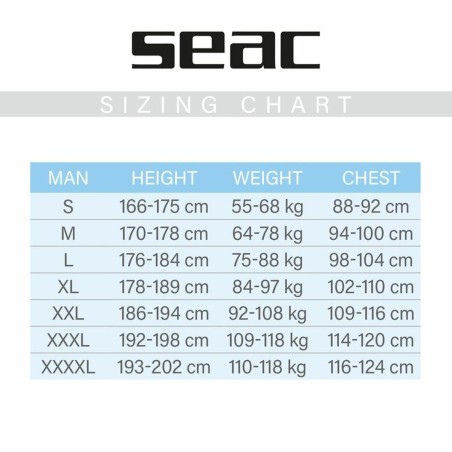 Neoprene Seac Shorty Look 2,5 Mm Nero