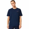 Maglia Sportiva a Maniche Corte Oakley Fingerprint B1B  Azzurro