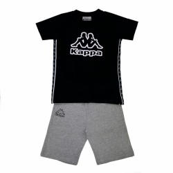 Completo Sportivo per Bambini Kappa 8036K00067 Nero 2 Pezzi
