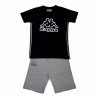 Completo Sportivo per Bambini Kappa 8036K00067 Nero 2 Pezzi