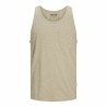 Canotta Uomo Jack & Jones Jortampa Slub Beige