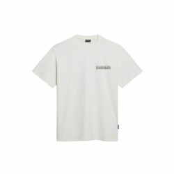 Maglia a Maniche Corte Uomo Napapijri S-Gouin Bianco