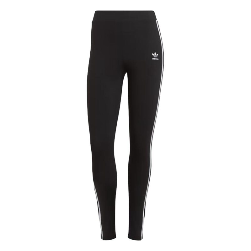 Leggings Sportivo da Donna Adidas Originals 3 Stripes Nero Leggings Sportivo da Donna Adidas Originals 3 Stripes Nero