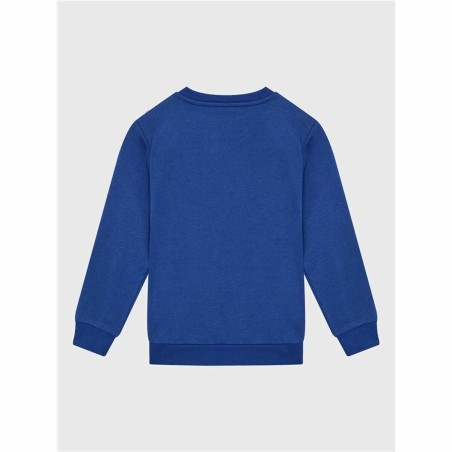 Felpa con Cappuccio Bambino Champion Crewneck Azzurro Bianco