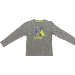 Maglia a Maniche Corte Uomo Kappa Benoit Grigio chiaro