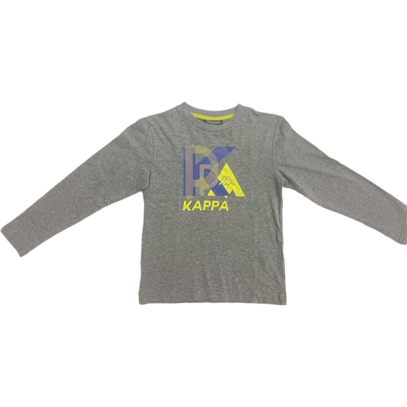 Maglia a Maniche Corte Uomo Kappa Benoit Grigio chiaro Maglia a Maniche Corte Uomo Kappa Benoit Grigio chiaro