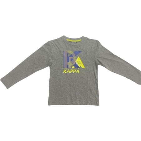 Maglia a Maniche Corte Uomo Kappa Benoit Grigio chiaro