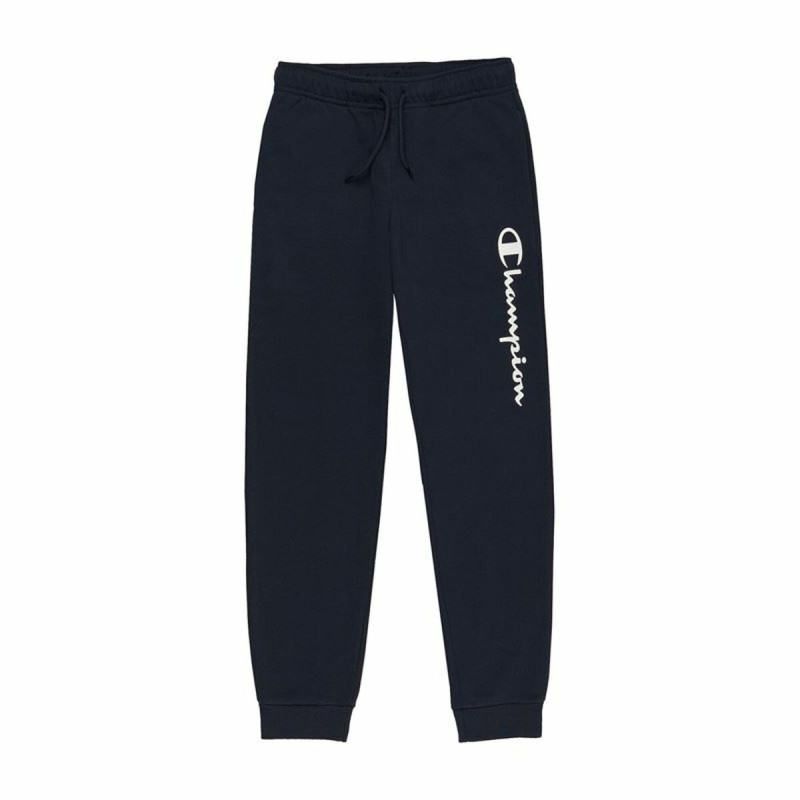Pantalone di Tuta per Bambini Champion Rib Cuff Nero Blu Marino Pantalone di Tuta per Bambini Champion Rib Cuff Nero Blu Marino