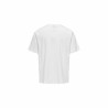 Maglia a Maniche Corte Uomo Only & Sons Mickey Rlx Cloud Dancer Bianco