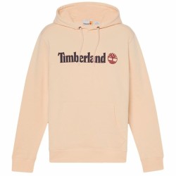 Felpa con Cappuccio Uomo Timberland Kennebec River Linear Logo Beige