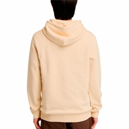 Felpa con Cappuccio Uomo Timberland Kennebec River Linear Logo Beige