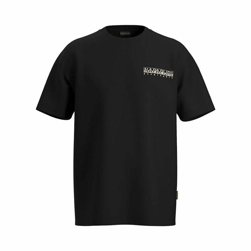 Maglia a Maniche Corte Uomo Napapijri S-Gouin Nero Maglia a Maniche Corte Uomo Napapijri S-Gouin Nero