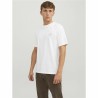 Maglia a Maniche Corte Uomo Jack & Jones lushield Bianco Uomo