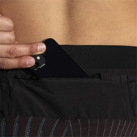 Pantaloni Corti Sportivi da Uomo Brooks Sherpa 5" Nero