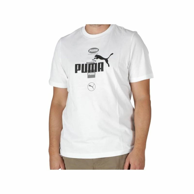 Maglia a Maniche Corte Uomo Puma Puma Power Graphic Maglia a Maniche Corte Uomo Puma Puma Power Graphic