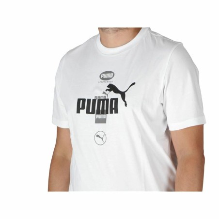 Maglia a Maniche Corte Uomo Puma Puma Power Graphic