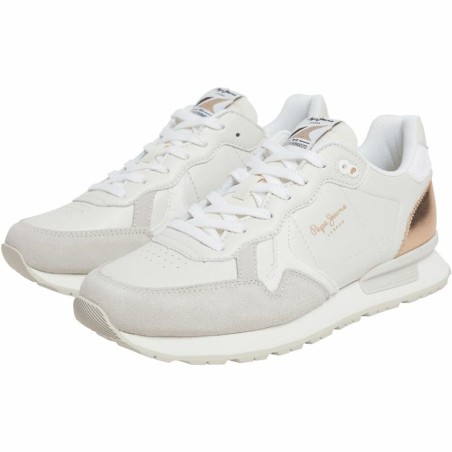 Scarpe Casual da Donna Pepe Jeans Brit Sun Bianco