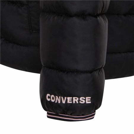 Giacca per bambini Converse Solid Mdwt Puffer Nero