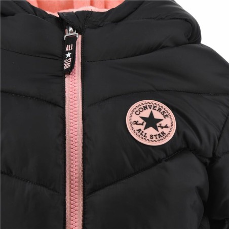 Giacca per bambini Converse Solid Mdwt Puffer Nero