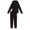 Tuta da Bambini Puma Hooded Sweat Suit Flecce Cl Nero