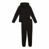 Tuta da Bambini Puma Hooded Sweat Suit Flecce Cl Nero