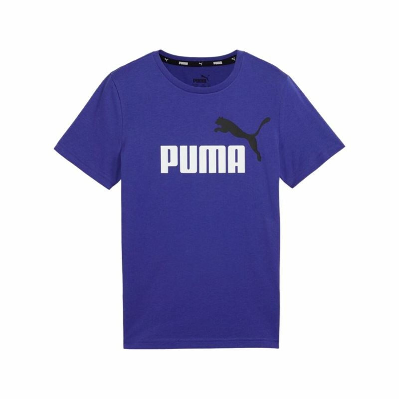 Maglia a Maniche Corte per Bambini Puma Essentials + 2 Col Logo
