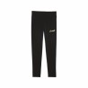 Leggings Sportivi per Bambini Puma Essentials+ Script Metallic Nero