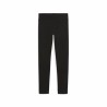 Leggings Sportivi per Bambini Puma Essentials+ Script Metallic Nero