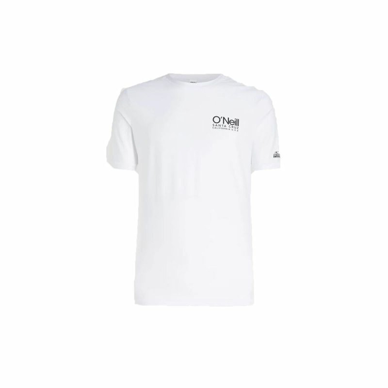 Maglia Sportiva a Maniche Corte O'Neill Cali S/Slv Bianco Maglia Sportiva a Maniche Corte O'Neill Cali S/Slv Bianco