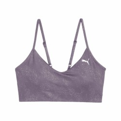 Reggiseno Sportivo Puma Studio Move Yogini Viola